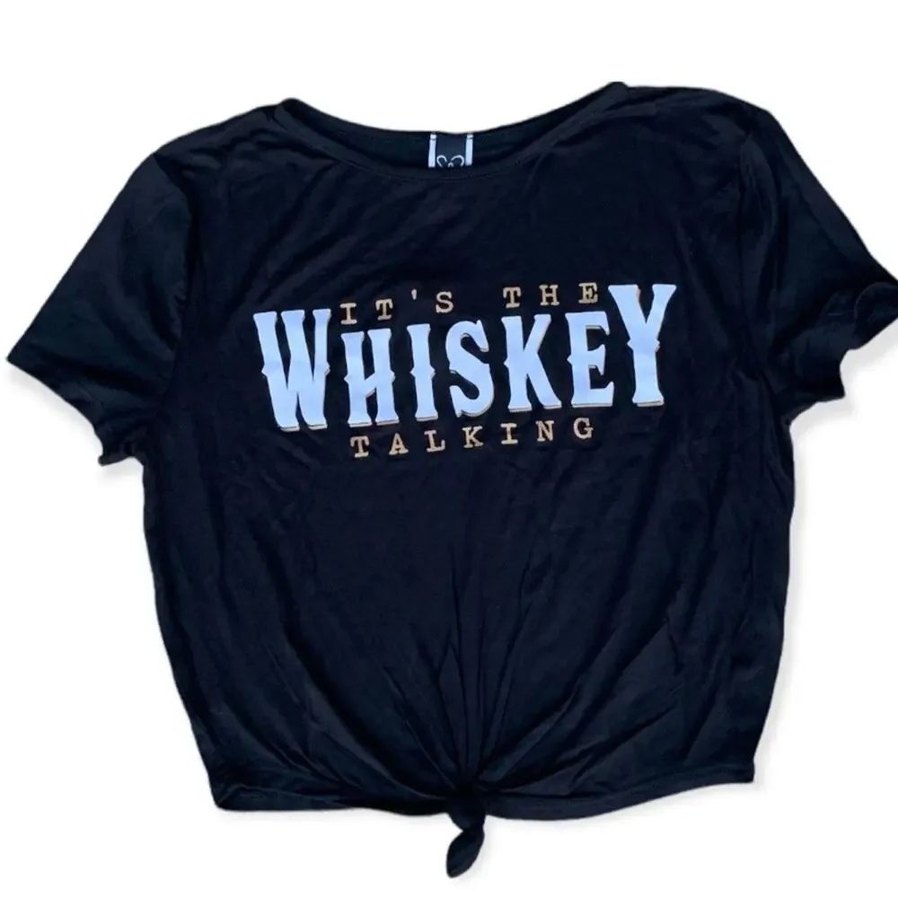 Windsor Whiskey Crop Top Size Medium
